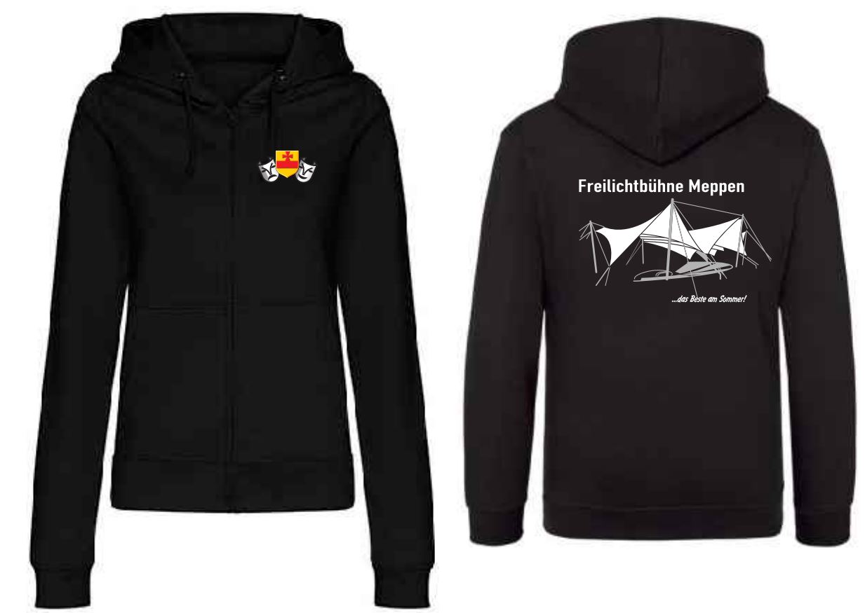 Basic "Dach" Damen Kapuzen Sweat Jacke 